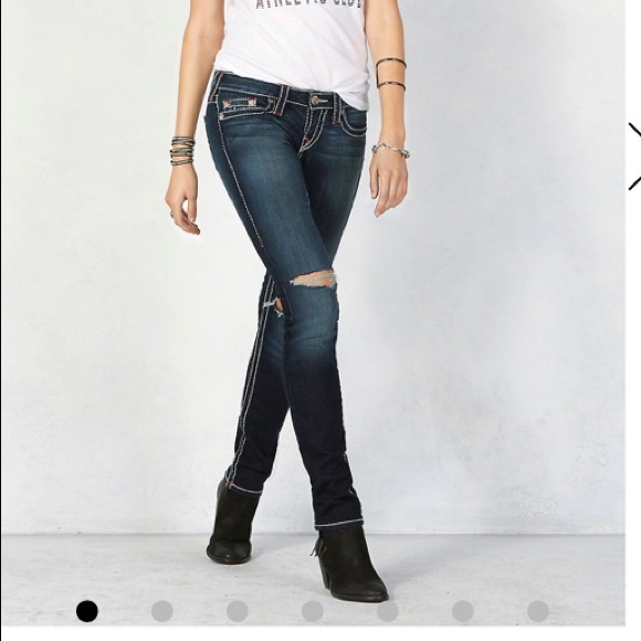 True Religion Denim - TRUE RELIGION HAND PICKED SKINNY RIPPED WOMENS JEANS